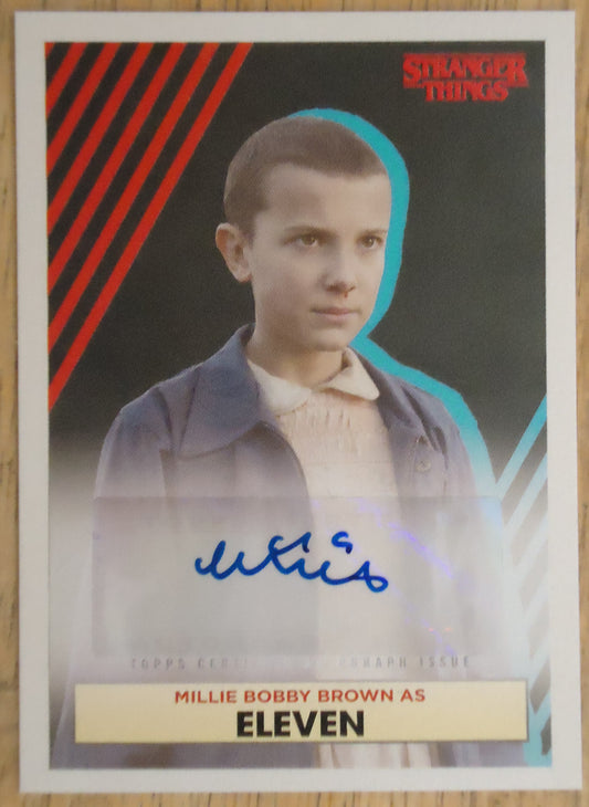 2020 Topps Stranger Things #11-A Millie Bobby Brown Eleven AUTO AUTOGRAPH
