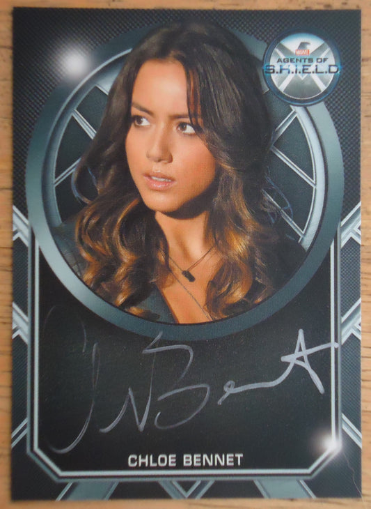 Agents of Shield Archive Box Exclusive Autograph Card signed by Chloe Bennett