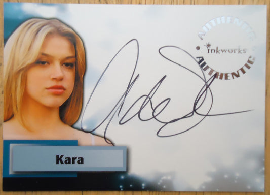 ADRIANNE PALICKI Inkworks Smallville Season 3 KARA A24 Autographed