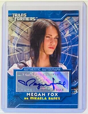 2007 Topps Transformers Megan Fox Auto Mikaela Banes SP Authentic Autograph RARE